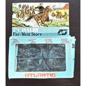 Atlantic Far-West Story 7° Cavalry HO Miniatures 2054
